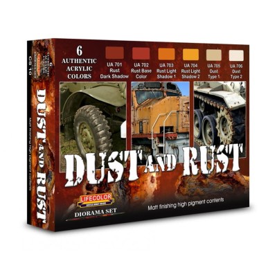 LIFECOLOR CS10 Dust And Rust Set [PAINT SET]