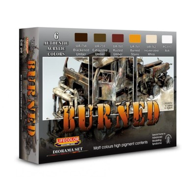 LIFECOLOR CS29 Burned set [PAINT SET]