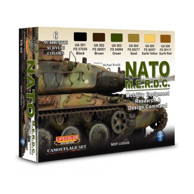 LIFECOLOR CS02 NATO MERDC Set [PAINT SET]