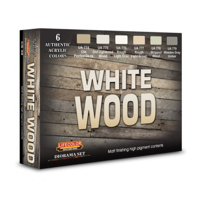 LIFECOLOR CS38 White Wood [PAINT SET]