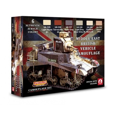 LIFECOLOR CS16 British Vehicle [PAINT SET]