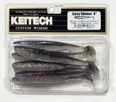 KEITECH EASY SHINER 4"(10cm) LT#39T LT Smoke Shiner (op. 7szt) 