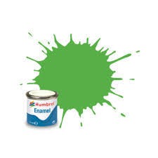 HUMBROL ENAMEL 208 Fluo Signal Green [GLOSS] 14ml