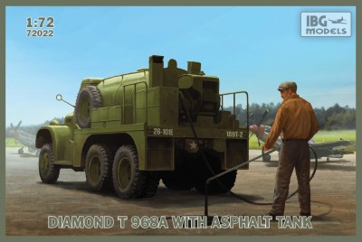 IBG 72022 1:72 DIAMOND T 968 WITH ASPHALT TANK 