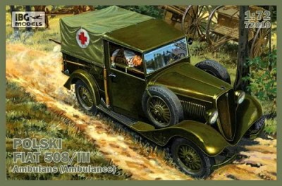 IBG 72010 1:72 POLSKI FIAT 508/III AMBULANCE