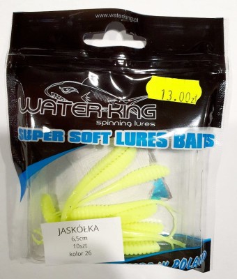 WATER KING JASKÓŁKA KOLOR nr 26 roz: 6,5cm op.10szt