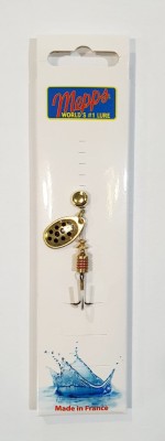 BŁYSTKA MEPPS AGLIA DECOREES złota / czarne kropki nr1 (3,5g) #720454