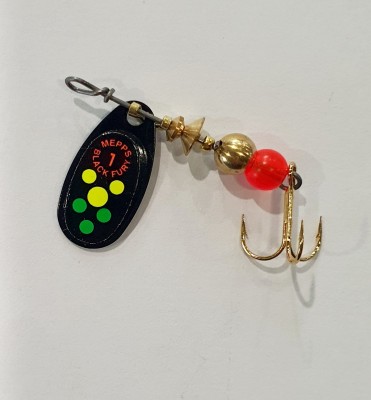 BŁYSTKA MEPPS BLACK FURY czarny / Hot Fire Tiger nr1 (3,5g) 