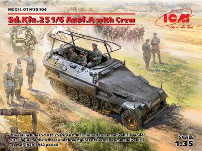 ICM 35104 1:35 Sd.Kfz.251/6 Ausf.A with Crew