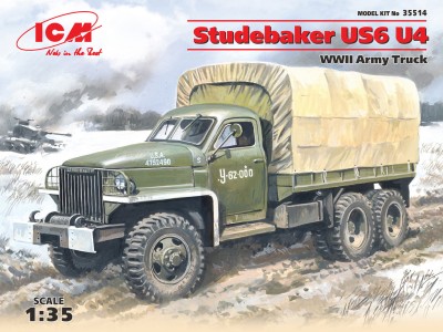 ICM 35514 1:35 Studebaker US6 U4  WWII Army Truck