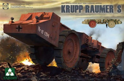 TAKOM 2053 1:35 Super Heavy Mine Cleaning Vehicle KRUPP Raumer S