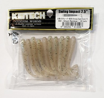 KEITECH SWING IMPACT 2,5" (6,35cm) #482 Ghost Rainbow - op. 10szt 