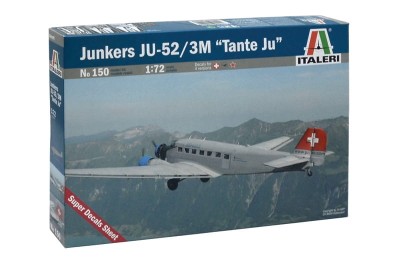 ITALERI 0150 1:72 Junkers JU-52/3 M Tante Ju