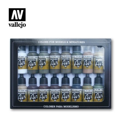 VALLEJO 71190 Model Air - German/Allied WWII [PAINT SET]