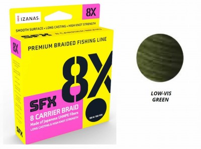 PLECIONKA SUFIX SFX 8X ZIELONA (135m) 0,205mm 