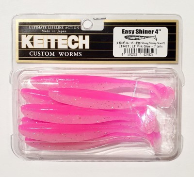 KEITECH EASY SHINER 4" (10cm) LT#47 Pink Glow opak.- 7szt. 