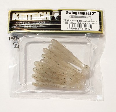 KEITECH SWING IMPACT 2" (5,4cm) #482 Ghost Rainbow opak.- 12szt 