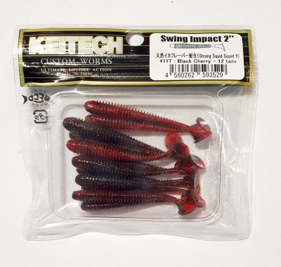 KEITECH SWING IMPACT 2" (5,4cm) #411 Black Cherry opak.- 12szt 