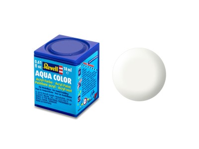 REVELL AQUA 36301 WHITE [SATIN] (RAL9010) 18ml 
