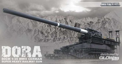 GLOW2B 8109999 1:35 Dora Railway Gun Limited Edition