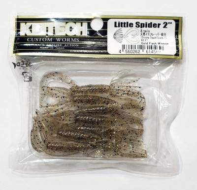 KEITECH LITTLE SPIDER 2"(5,4cm) #417 Gold Flash Minnow - op. 8szt 