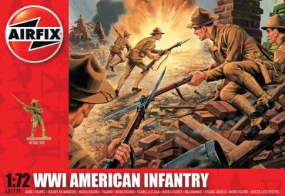 AIRFIX 01729 1:72 AMERICAN INFANTRY WW I