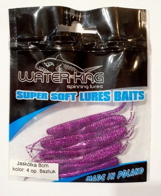 WATER KING JASKÓŁKA 8cm - KOLOR nr  4 (op.8szt) 