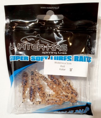 WATER KING WIDELNICA 5cm - KOLOR nr  8 (op. 8szt) 