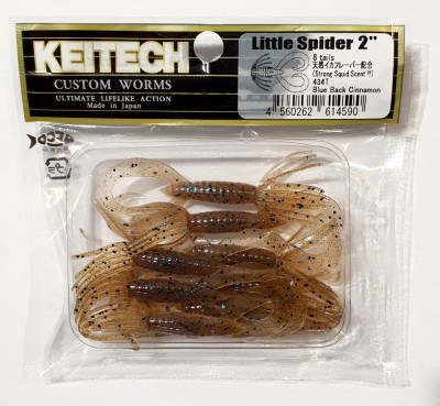 KEITECH LITTLE SPIDER 2"(5,4cm) #434 Blue Back Cinnamon - op. 8szt 