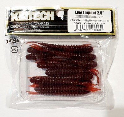 KEITECH LIVE IMPACT 2,5" (6,35cm) #006 Cola - op. 12szt