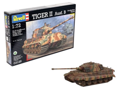 REVELL 03129 1:72 Tiger II Ausf. B (Production Turret)