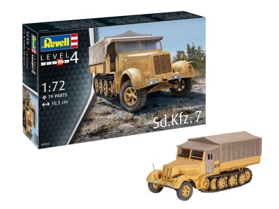 REVELL 03263 1:72 Sd.Kfz.7 (Late Production)