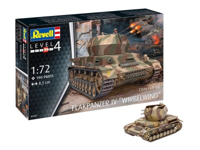 REVELL 03267 1:72 Flakpanzer IV Wirbelwind (2 cm Flak 38)