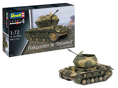 REVELL 03286 1:72 Flakpanzer III "Ostwind" (3,7 cm Flak 43) 