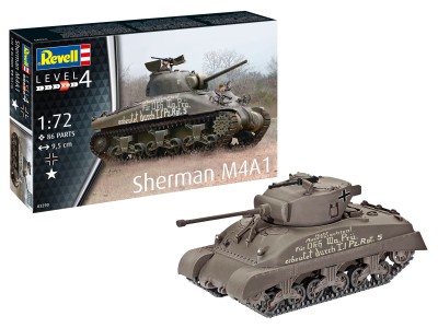 REVELL 03290 1:72 Sherman M4A1 