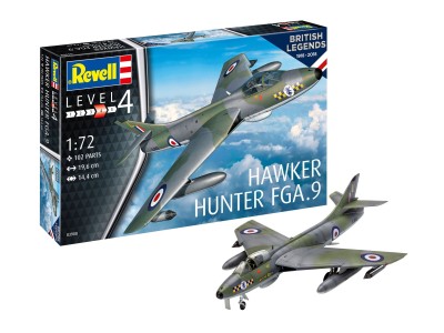 REVELL 03908 1:72 Hawker Hunter FGA.9 [BRITISH LEGENDS]