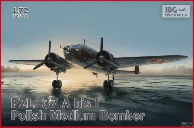 IBG 72512 1:72 PZL. 37A BIS I  Polish Medium Bomber