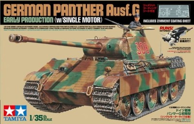 TAMIYA 30055 1:35 German Panther Ausf.G Early Production (w/Single Motor)