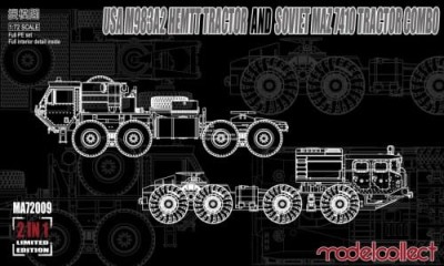 MODELCOLLECT MA72009 1:72 M983A2 HEMTT+ Soviet MAZ