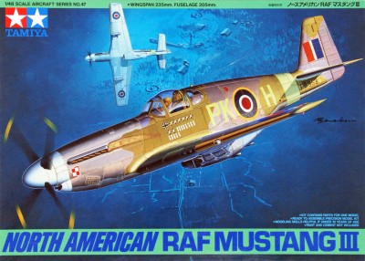 TAMIYA 61047 1:48 North American RAF Mustang III (Polska Wersja)