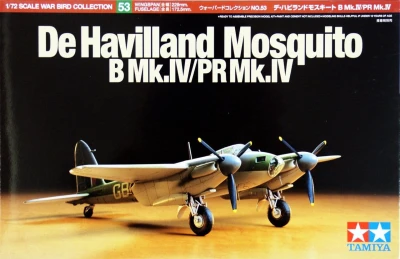 TAMIYA 60753 1:72 De Havilland Mosquito B Mk.IV/PR Mk.IV