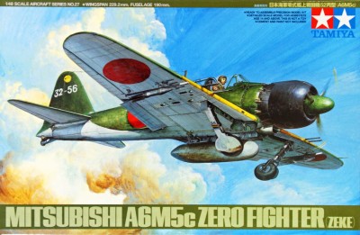 TAMIYA 61027 1:48 Mitsubishi A6M5c Zero Fighter (Zeke)