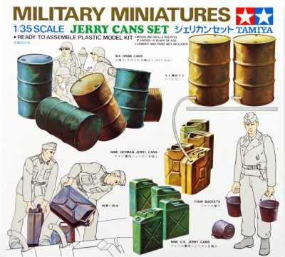 TAMIYA 35026 1:35 Jerry Can Set
