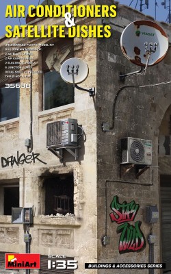 MINIART 35638 1:35 Air conditioner & satelite Dishes