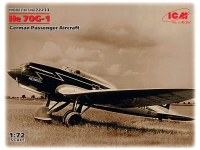 ICM 72233 1:72 He 70G-1  German Passenger Aircraft