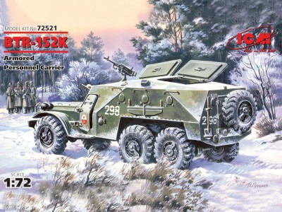 ICM 72521 1:72 BTR-152K, Armoured Personnel Carrier