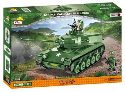 COBI 2239 Czołg lekki M41A3 Walker Bulldog (625 klocków + 2 figurki)