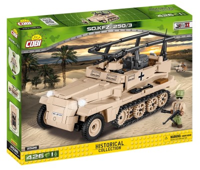 COBI 2526 Niemiecki Sd.Kfz. 250/3 (426 klocków + 1 figurka)