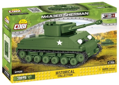 COBI 2705 Czołg M4A3E8 Sherman (315 klocków)