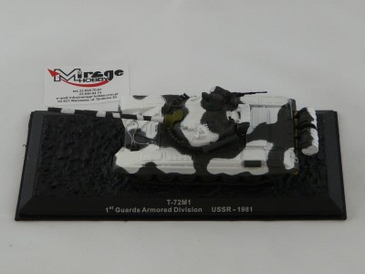 DIE-CAST #20 1:72 T-72M1  1ST GUARDS ARMORED DIVISION USSR - 1981